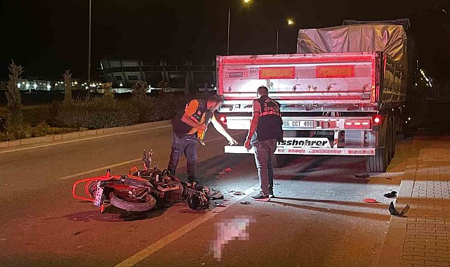 Karaman'da motosiklet kazası: 1 ölü