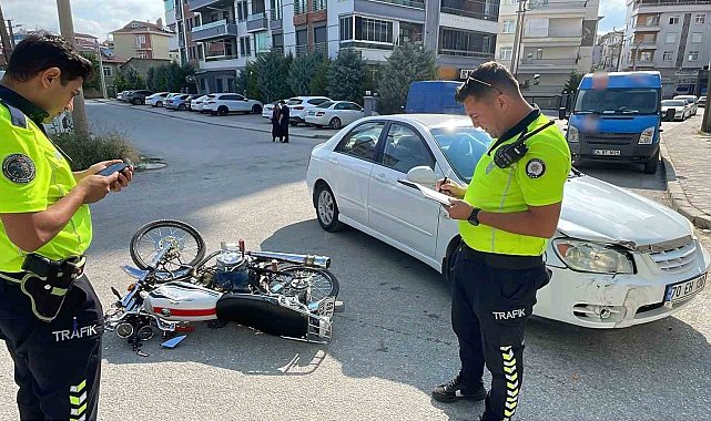 Karaman'da motosiklet kazası: 1 yaralı