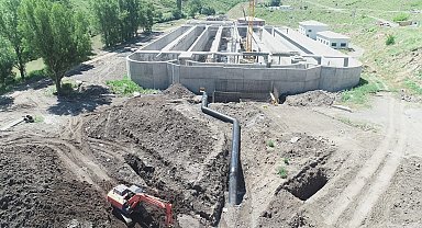 Kars'ta 523 bin dekar tarım arazisine can suyu olacak: Atıksu Arıtma Tesisinde çalışmalar yüzde 53'e ulaştı