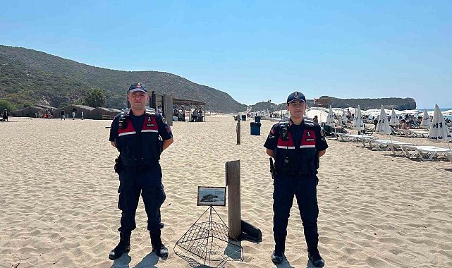 Kaş'ta Caretta Caretta yuvalama alanları jandarma korumasında