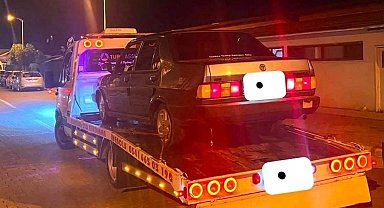 Kastamonu'da ses kirliliğine sebep olan 5 araç trafikten men edildi