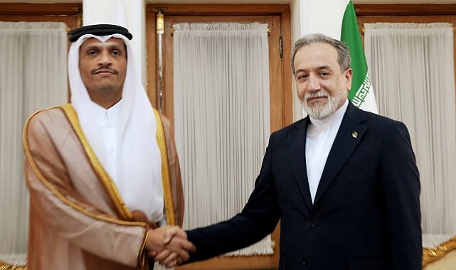 Katar Dışişleri Bakanı Al Thani, İranlı mevkidaşı Arakçi ile görüştü
