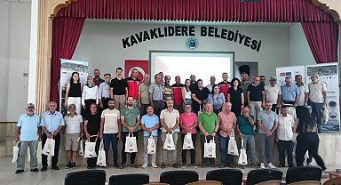 Kavaklıdere'de ceviz üreticilerine yönelik eğitim düzenlendi