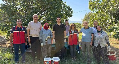 Kaymakam Haydaroğlu, Feslek'te incir üreticileriyle buluştu