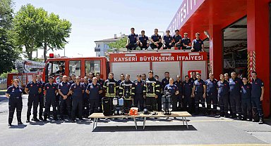 Kayseri İtfaiyesi'nin teknolojik ve teknik kapasitesi güçleniyor