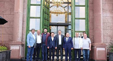 Kayserispor, Bursaspor yönetimini ağırladı