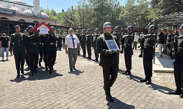 Kıbrıs gazisi askeri törenle uğurlandı