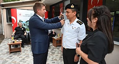 Kırıkkale'de jandarma personeline rütbe terfi töreni