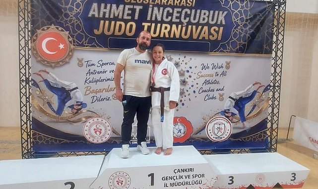 Kırklareli'ne Uluslararası Judo Turnuvası'nda bronz madalya