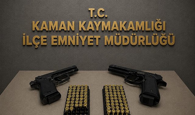 Kırşehir'deki denetimlerde çok sayıda silah ve mühimmat ele geçirildi