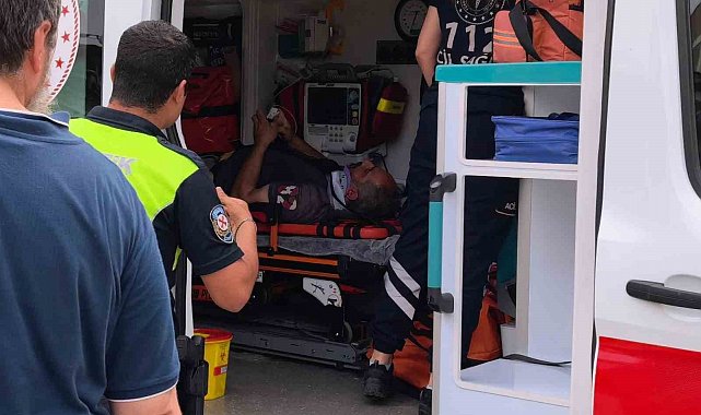 Köpeğe çarpmamak için manevra yapınca kaza yaptı