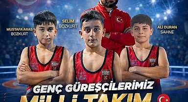 Kozan Belediyespor'un 3 güreşçisi U11 Serbest Güreş Milli Takım kampına davet edildi
