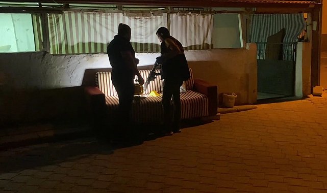 Kurşunlanan evde bulunan küçük çocuk elinden yaralandı