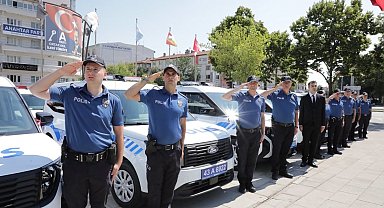 Kütahya Emniyet Teşkilatına 37 yeni hizmet aracı