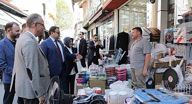 Kütahya Saman Pazarı'nda Sokak Sağlıklaştırma Projesi için inceleme