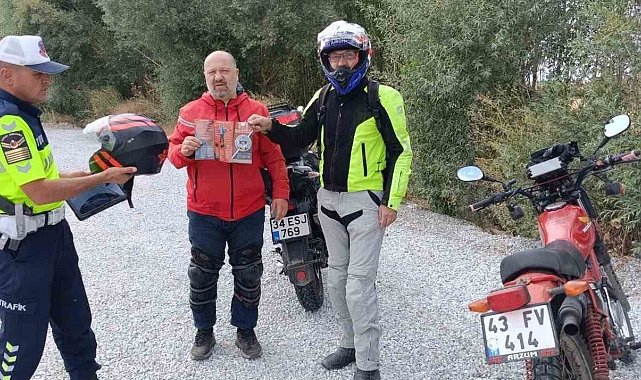 Kütahya'da motosiklet ve motorlu bisiklet sürücülerine yönelik özel denetim