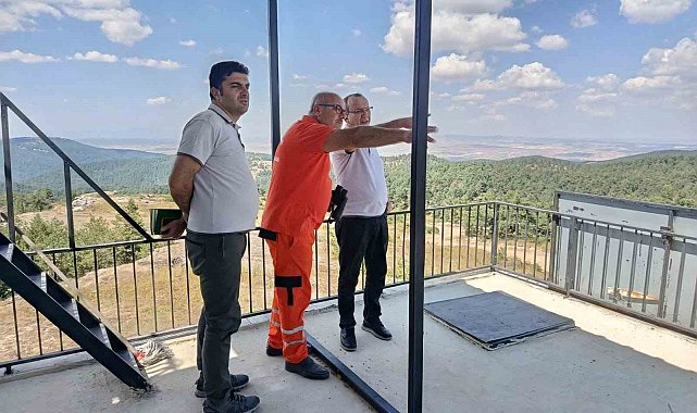 Kütahya'da orman yangınlarına karşı saha denetimleri sürüyor