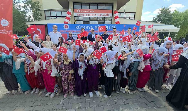 Kütahya'da Yaz Kur'an Kursları için coşkulu final