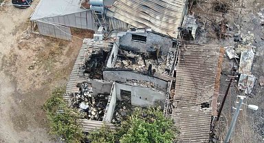 Mahalledeki yangın 80'lik çiftin evini ve hatıralarını yaktı