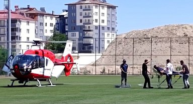 Malatya'da ambulans helikopter 58 yaşındaki hasta için havalandı