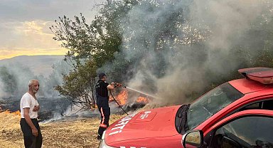 Malatya'da besi tesisinde yangın