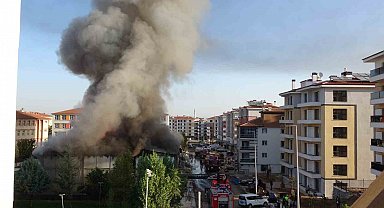 Malatya'da İşçilerin kaldığı yatakhanede korkutan yangın