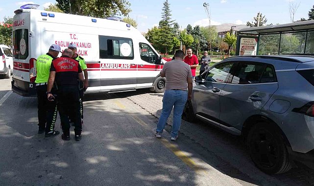 Malatya'da otomobil ile motosiklet çarpıştı: 1 yaralı