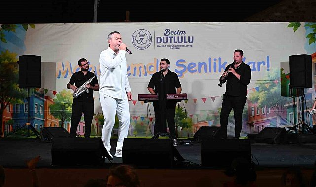 Manisa Büyükşehir'den mahallelerde şenlik coşkusu