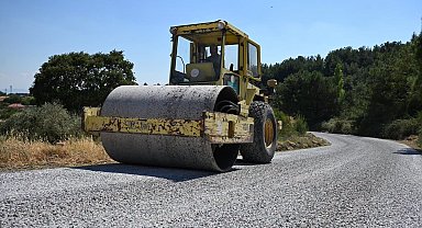 Manisa'da asfalt çalışmaları hızla devam ediyor
