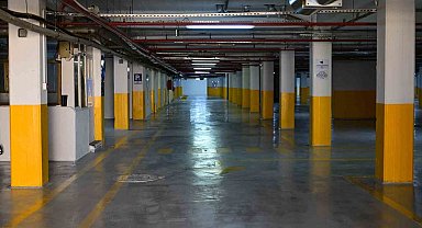 Manisa'da yeraltı otoparkı baştan aşağı yenilendi