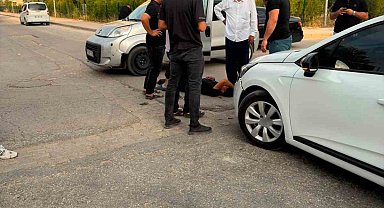 Mardin'de otomobil ile motosiklet çarpıştı: 1 yaralı