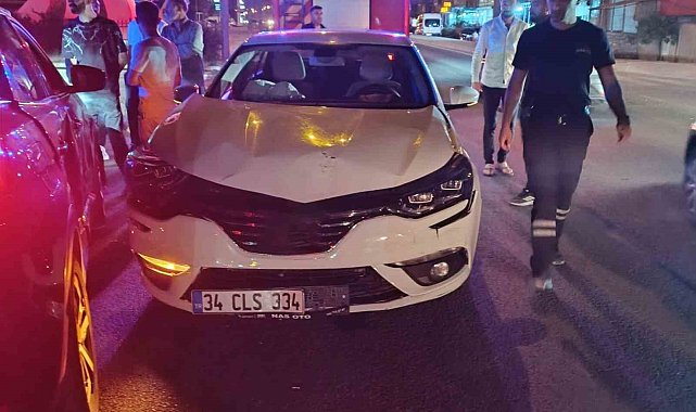 Mardin'de otomobillerin çarpıştığı kazada maddi hasar meydana geldi