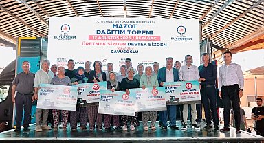 Mazot Kart dağıtımı Beyağaç'tan başladı