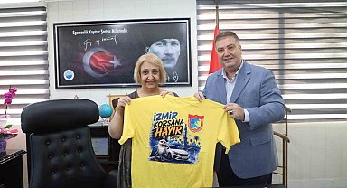 Menderes Başkanvekili Şen'e taksicilerden hayırlı olsun ziyareti