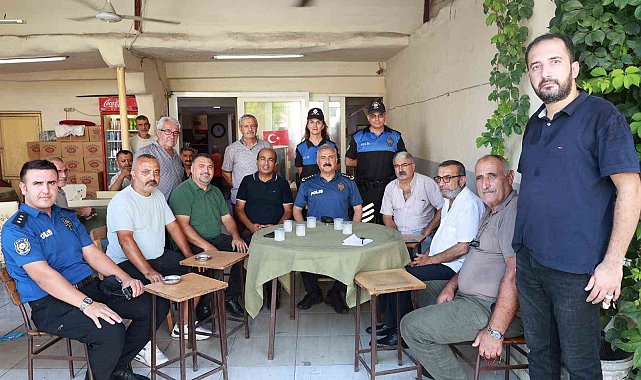 Mersin Emniyet Müdürü Aktaş, vatandaşlarla bir araya geldi