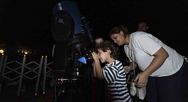 Mersinliler Perseid Meteor Yağmurunu Darısekisi'nde izledi