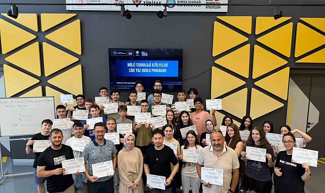 Milli Teknoloji Atölyesi'nde yaz okulu tamamlandı