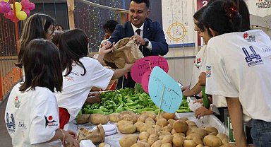 Minik eller önce üretti, ardından hasat etti