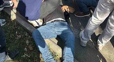 Motosikletin çarptığı yaya yaralandı