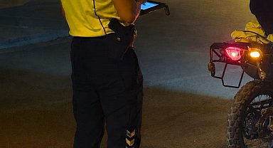 Motosikletli denetimden kaçamadı: 320 bin TL ceza kesildi