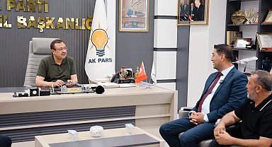 MTSO Başkan Adayı Boyraz'dan AK Parti İl Başkanı Bakan'a ziyaret