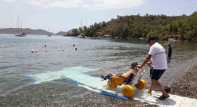 Muğla'da 23 plaj engelli bireylerin hizmetinde
