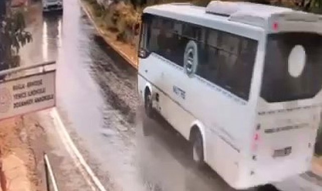 Muğla'da 8 kişinin yaralandığı kazanın görüntüleri ortaya çıktı