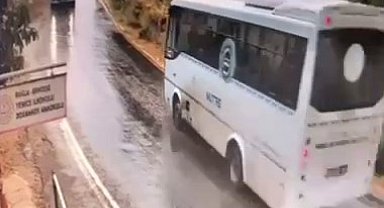 Muğla'da 8 kişinin yaralandığı kazanın görüntüleri ortaya çıktı