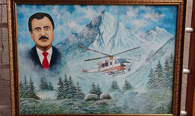 Muhsin Yazıcıoğlu'nun hatırası yağlı boya tabloda yaşatılıyor