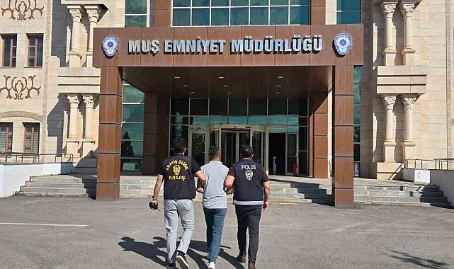 Muş'ta 10 yıl 5 ay kesinleşmiş hapis cezası bulunan şahıs yakalandı