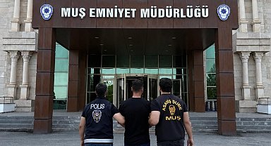 Muş'ta 10 yıl kesinleşmiş hapis cezası bulunan şahıs yakalandı