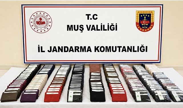 Muş'ta 825 bin TL değerinde sahte marka ürün ele geçirildi