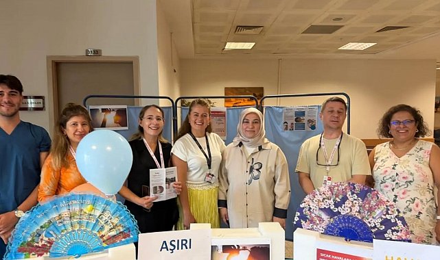 Nazilli Devlet Hastanesi'nde aşırı sıcaklara karşı farkındalık standı açıldı