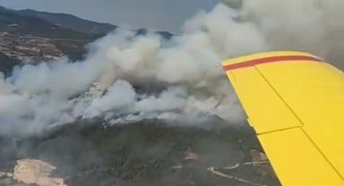 OGM'den açıklama: Balıkesir'deki yangına 6 uçak ve 6 helikopterle müdahale edildi